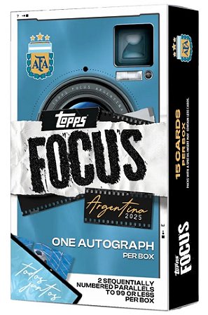 Break 781 - 1x Box - Argentina Focus - Escolha o tipo de Card - Atenção não é Caixa Lacrada - É break "