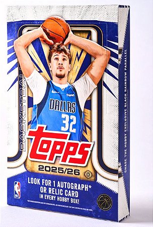 Break 782 - Break NBA Topps Hobby Box - 2025/26 - Escolha seu time - 240 Cards 1 auto / Memo 'NÃO É VENDA DE CAIXA LACRADA - É BREAK "