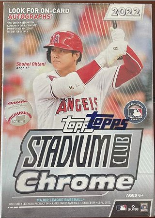 Break 839 - 1x Hobby Box Stadium Chrome MLB - Baseball - Escolha seu time + 1 no sorteio - "Atenção não é Caixa Lacrada, é Break"