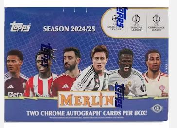 Break 875 - 1x Box Breaker Delight - Topps Merlin - Break Estilo Draft - 12 cards - 2 Autos , 4 numeradas, Chance de Case Hit - "Atenção não é caixa lacrada, é break"