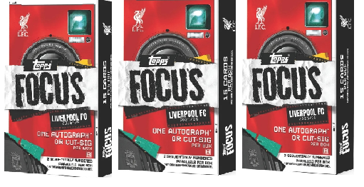 Break 962 - 3x Boxs LiverPool Focus 2025/26 - 45 Cards - 3 Autos e 6 Numeradas - Escolha o Jogador +1 No Sorteio - " Atenção não e caixa lacrada,é Break"