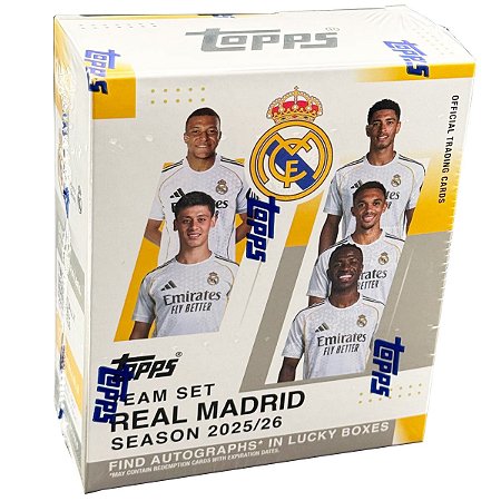 Break 967 - 1x Box Real Madrid Team Set - Por Pack - 6 Packs - " Atenção não é Caixa Lacrada - É Break!