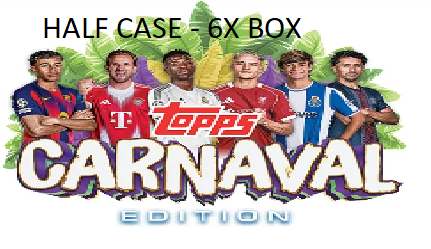 Break 979 - Half Case Break - Topps Carnaval 2025/26 - Escolha seu Time / Jogador - " Atenção, não é caixa lacrada, é Break"