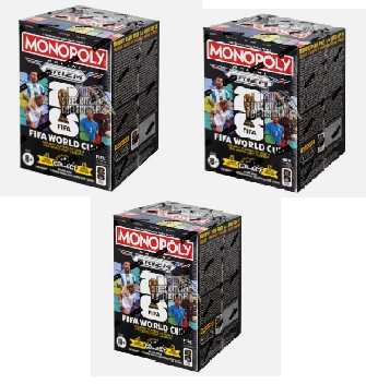 Break 1004- Prizm Copa do Mundo 2026 MonoPoly - 3x Blasters - Escolha o Time - " Atenção