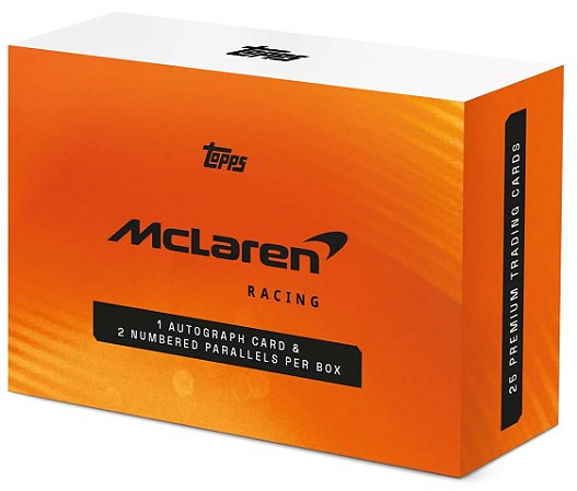 Break 1068 - Topps Mclaren Racing - 1 Auto Garantido - Escolha o Piloto - "Atenção não é Lacrada, é Break"