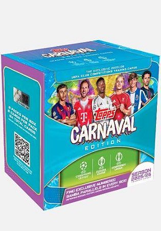 Break 1072 - Break por Pack Topps Carnaval - 5 Numeradas em media, chance de auto