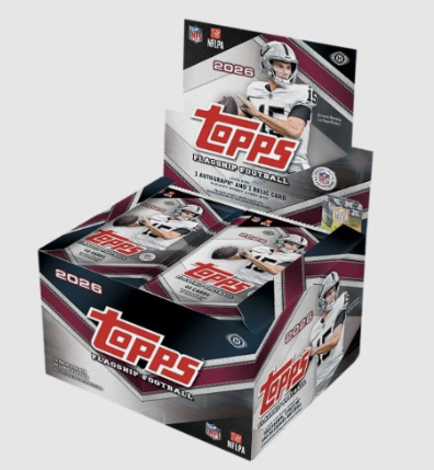 Break 1144- Topps Chrome NFL - 1x Jumbo Box - 2026 - 1 auto e 1 Relic garantido -400 cards "Atenção não é Lacrado, é Break"