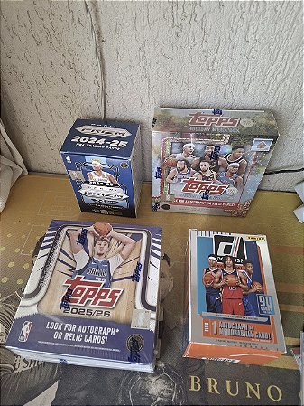 Break 1155 - 4 Caixas - Prizm, Donruss, Holiday e Flagship - 454 Cards- Escolha seu time e mais um no sorteio 'NÃO É VENDA DE CAIXA LACRADA - É BREAK "