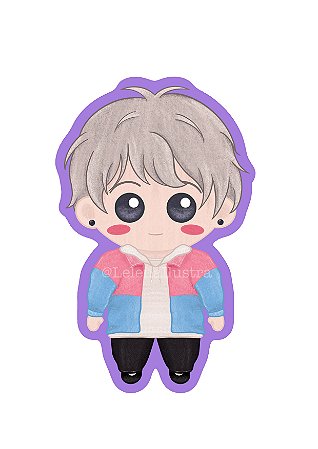 Adesivo Pink Heart Jam - Haiga Yuki