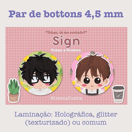 Par de bottons Sign