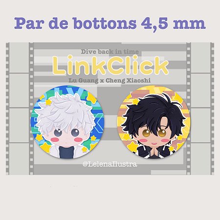 Par de bottons Link Click