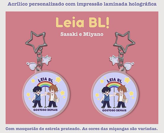 Chaveiro Sasaki e Miyano - Leia BL