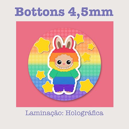 Bottons Labibichas (Escolha sua bandeira)