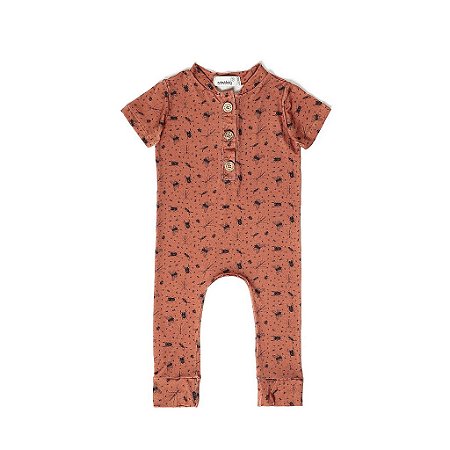 Macacão Manga Curta Comfy Insetos Ink