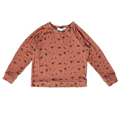 Blusa Manga Longa Comfy Insetos Ink