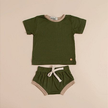 Conjuntinho T-shirt + Short Vintage Nature