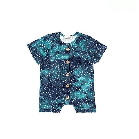 Macacão Botão Comfy Céu Estrelado