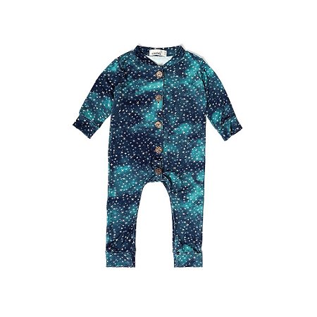 Macacão Manga Comprida Comfy Céu Estrelado