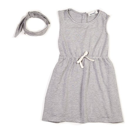 Vestido Fresh Mescla + Faixa