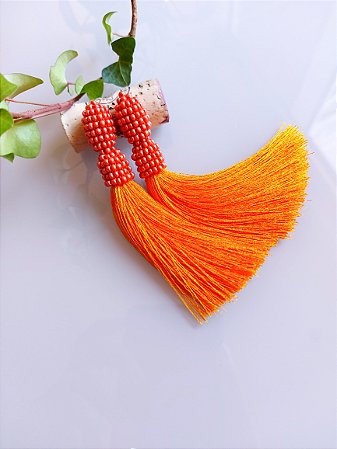 Brinco Franjas de Miçangas