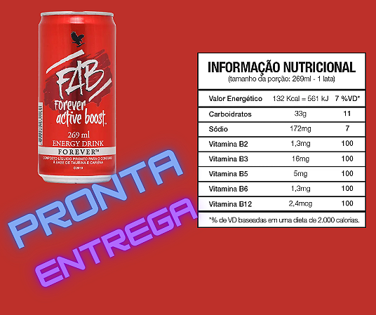 FOREVER FAB ACT BOOST ENERG. 12LTS