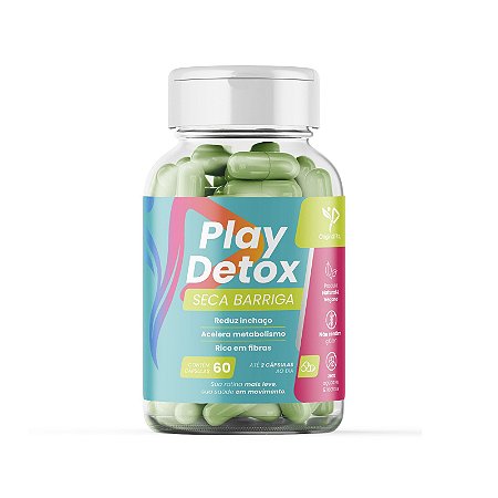 PLAY DETOX (SECA BARRIGA) 60 CÁPSULAS