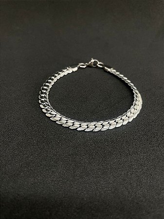 Pulseira Elo Grumet | Aço Inoxidável