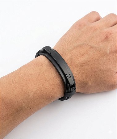 Pulseira Placa Black