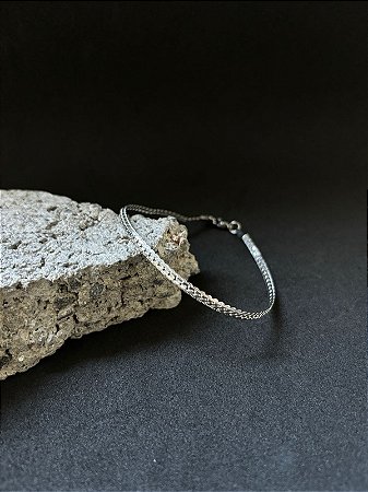 Pulseira Elo Grummet/ Aço inoxidável