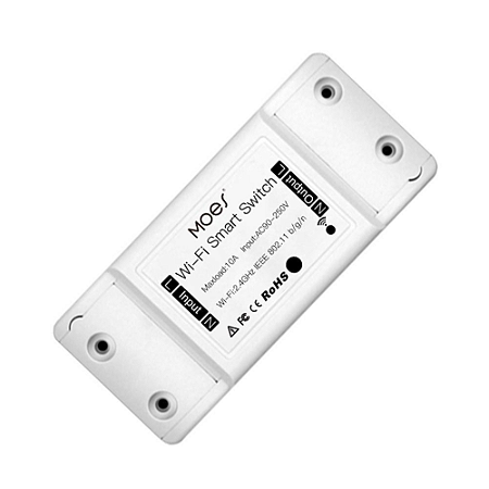 Interruptor Inteligente Wi-Fi Smart Switch Moes MS-101 Branco