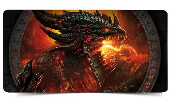 Mousepad Gamer 70x25cm Exbom MP-7035C Dragão de fogo