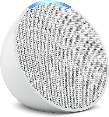 Smart Speaker Echo Pop Com Alexa Amazon Branca Original