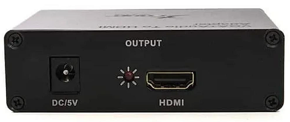 Conversor Adaptador VGA p/ HDMI c/ Áudio Knup KP-3458 Preto