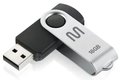 Pen Drive Twist 16GB USB Multilaser PD588 Preto Original