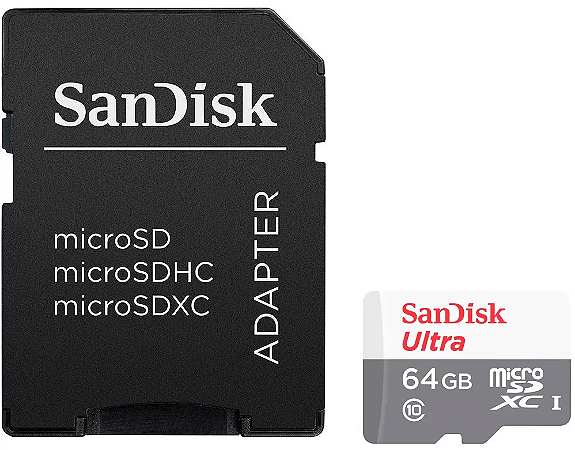 Cartão de Memória 64GB 100MB/s SanDisk Ultra