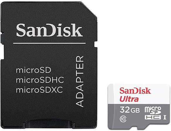 Cartão de Memória 32GB 100MB/s SanDisk Ultra