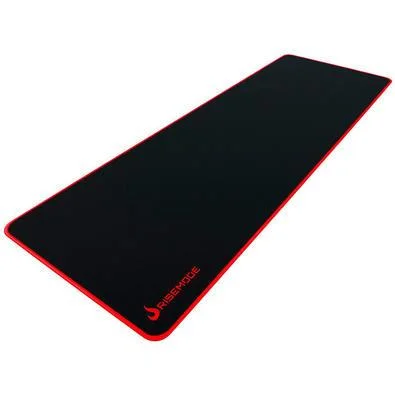 Mouse Pad Gamer Mode Speed 900x300mm Rise mode Costura Vermelha