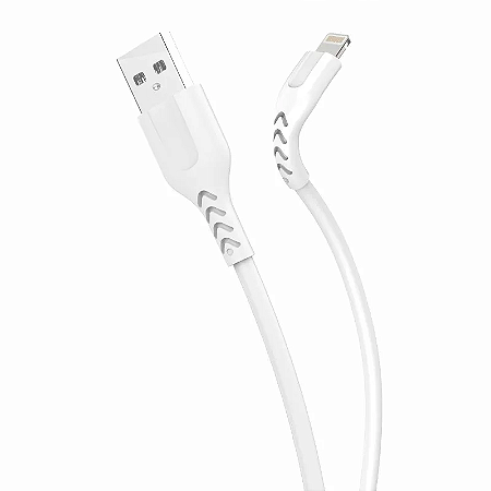 Kit Carregador USB 15W + Cabo Lightning 1m T503UL Kimaster Branco