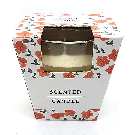 Vela Aromática Aroma Flores do Campo Vela Floral Copo Vidro