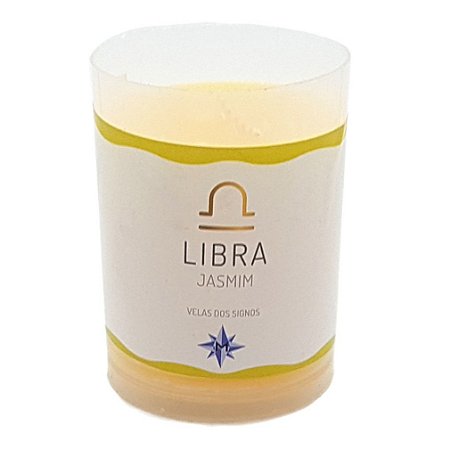 Vela Signo Libra Vela Perfumada Libra Jasmin 90g