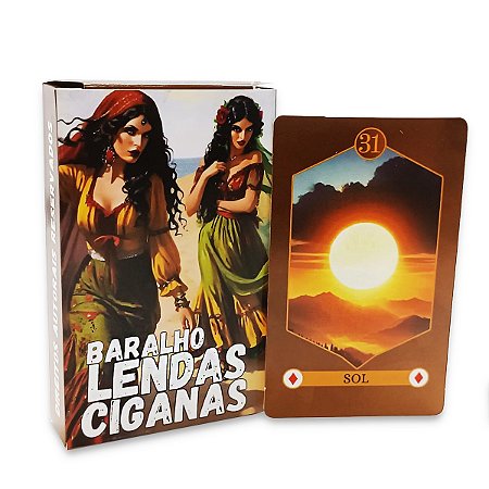 Baralho Taro das Lendas Ciganas Ajuda Espiritual