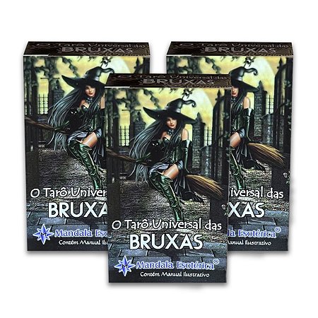 Kit Revenda 6 O Tarô Universal das Bruxas com 78 cartas