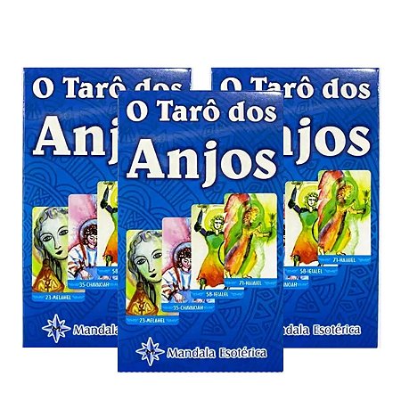 Kit Revenda 6 Baralhos Tarô dos Anjos 78 Cartas Completas