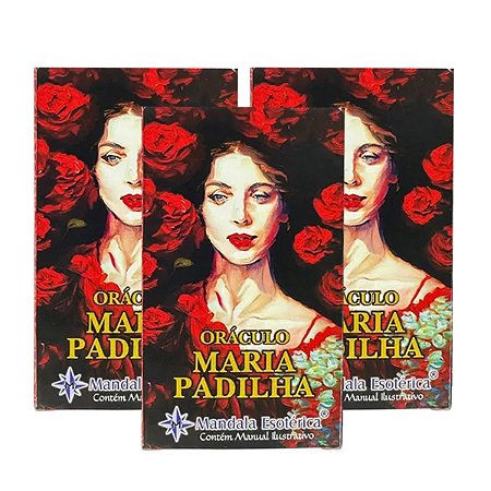 Kit Revenda 6 Baralhos Oráculo Maria Padilha 36 cartas