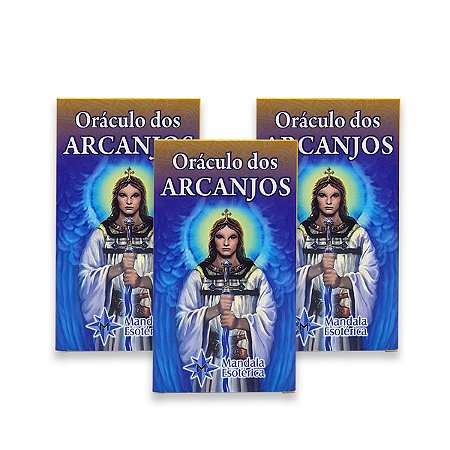 Kit Revenda 6 Taros Oráculo dos Arcanjos Proteção 45 Cartas