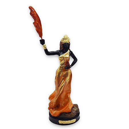 Estatua Egunitá Orixá Em Resina Alinhamento Espiritual 15 cm