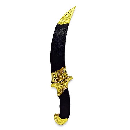 Adaga antiga Dourada Força Espiritual Brilhante 42 cm