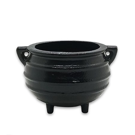 Caldeirão Panela de Ferro Preto Decoração e Ritual Wicca 6cm