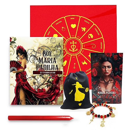 Box Maria Padilha Leitura total Tarô Avançado com 5 itens