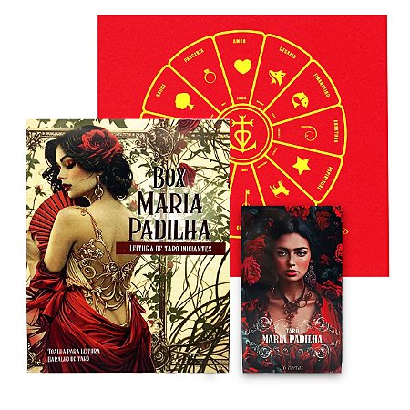 Box Maria Padilha Leitura de Tarô Avançados e Iniciantes